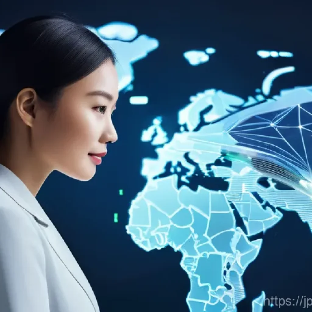 해외마케팅과 국제 비즈니스 법률 - **Prompt:** A dynamic and innovative scene depicting the intersection of AI-powered personalization ...