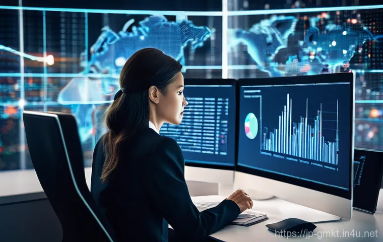 해외마케팅과 국제 비즈니스 법률 - **Prompt:** A dynamic and innovative scene depicting the intersection of AI-powered personalization ...
